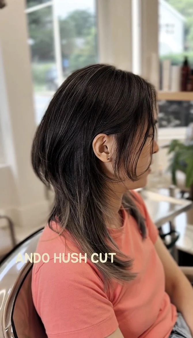 ANDO Salon client work: Hush Cut Side Profile